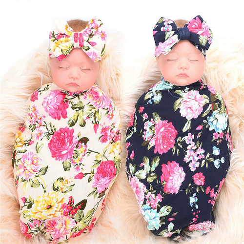 2019 Newborn Baby Girl Flowers Floral Receiving