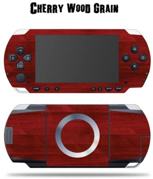 MightySkins PSP-Cherry Woodgrain Protective Vinyl Decal Skin for Sony 