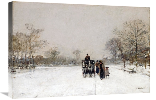 Global Gallery GCS-266782-30-142 30 in. in the Snow Art Print - Luigi 