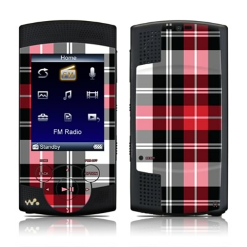 DecalGirl SWKS-PLAID-RED S Series Walkman Skin - Red Plaid