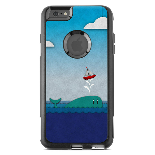 DecalGirl OI6P-WHALESAIL OtterBox Commuter iPhone 6 Plus Skin - Whale 