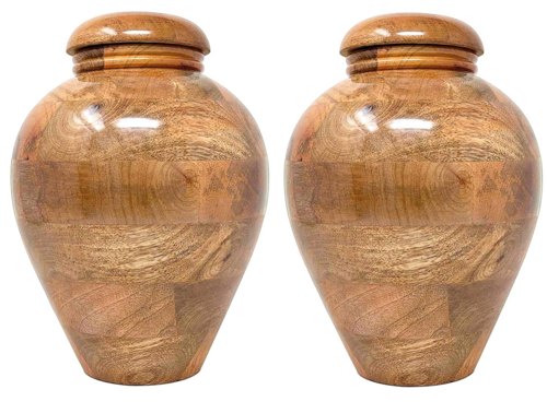 Wooden Handcrafted Cremation Urn Box PACK OF 9