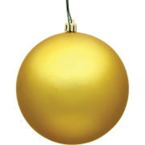 Vickerman N150637DMV 14 in. Honey Gold Matte Finial UV Drilled Christm