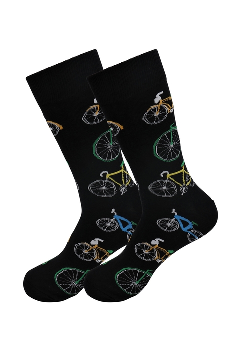 Sick Socks – Bicycle / Bike – Off The Wall Casual Dress Socks