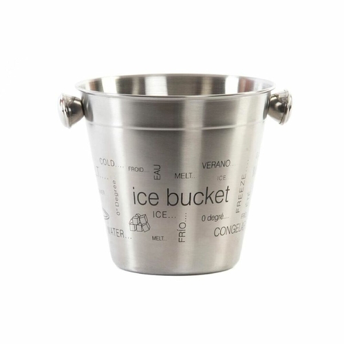 Ice Bucket DKD Home Decor 17 x 14 x 13 cm Stainless steel