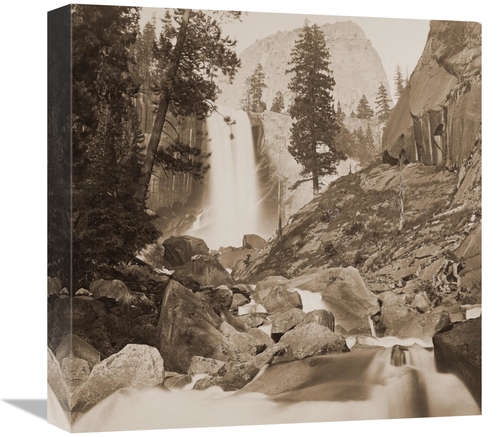 Global Gallery GCS-455371-16-142 16 in. Piwayac - Vernal Fall - 300 ft