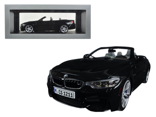 BMW M4 Cabrio Black 1/18 Diecast Model Car by Paragon