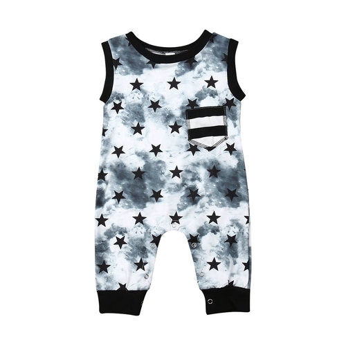 Newborn Baby Boy Romper Cotton  Jumpsuit Sunsuit