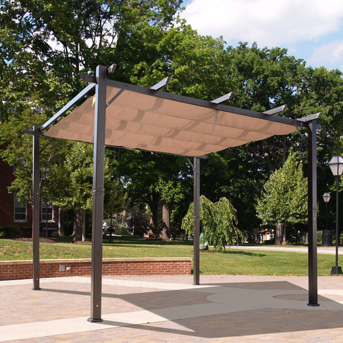 Outsunny 10' x 10' Aluminium Outdoor Pergola Gazebo Backyard Canopy