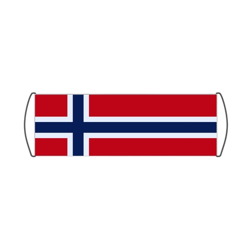 Bannière de défilement Drapeau de la Norvège