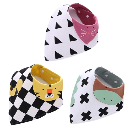 Baby Bandana Bibs Burp Saliva Towel Cartoon