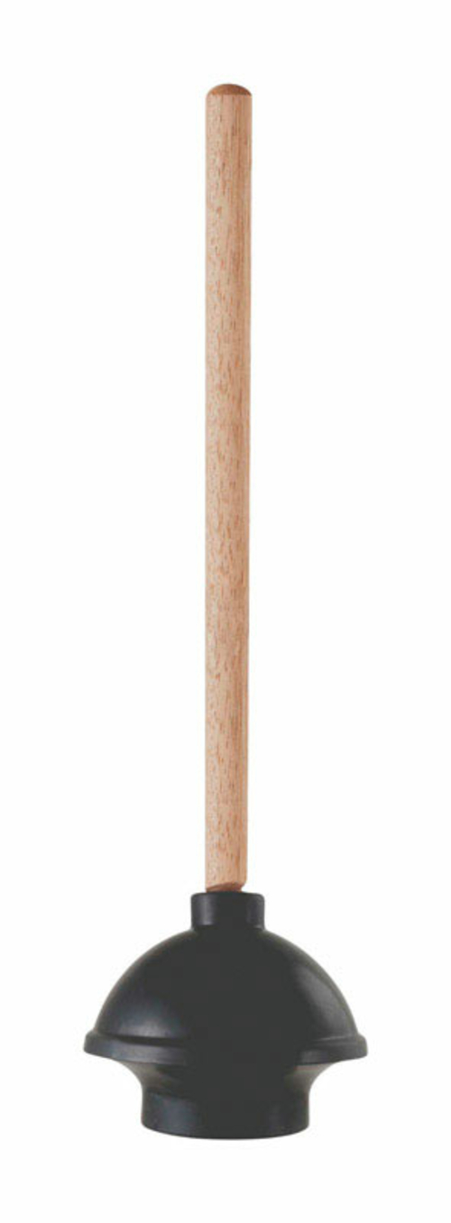 LDR 4864724 16 in. x 6 Dia. Plunger with Wooden Handle - Pack of 6