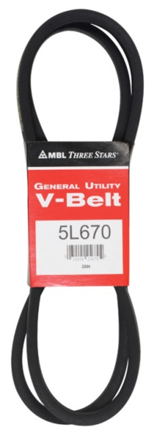 MBL 5L670A General Utility V-Belt  0.63 x 67 in.