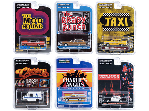 \Hollywood Series\" Set of 6 pieces Release 29 1/64 Diecast Model Cars