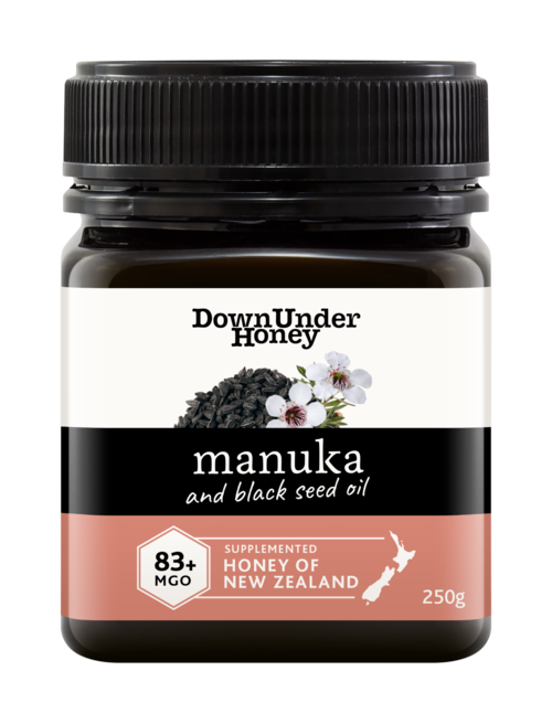 Manuka Honey with Blackseed Oil (MGO83+) 250g x12