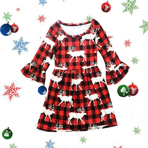 Pudcoco High Quality Xmas Christmas Deer Kids Baby