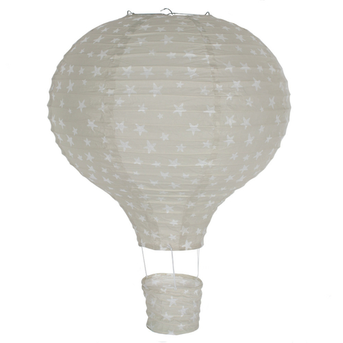 Grey Hot Air Balloon Lampshade