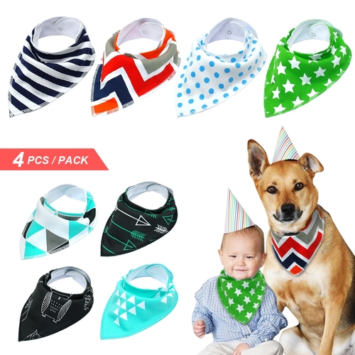 Dog Bandana Puppy Pet Bandanas Bibs Collar Scarf