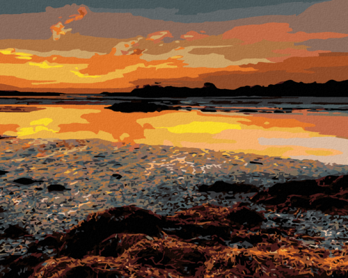 Paint by Numbers - SUNRISE OVER THE COAST (TED DAVIS)