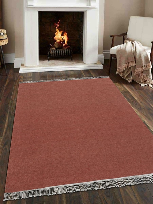 Glitzy Rugs UBSD00111H0028A9 5 x 8 ft. Hand Woven Flat Weave Kilim Woo