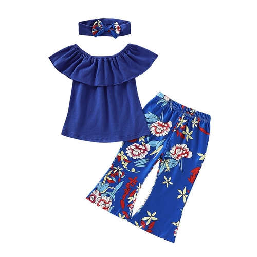 2019 New Toddler Girl Clothes Set Summer Baby