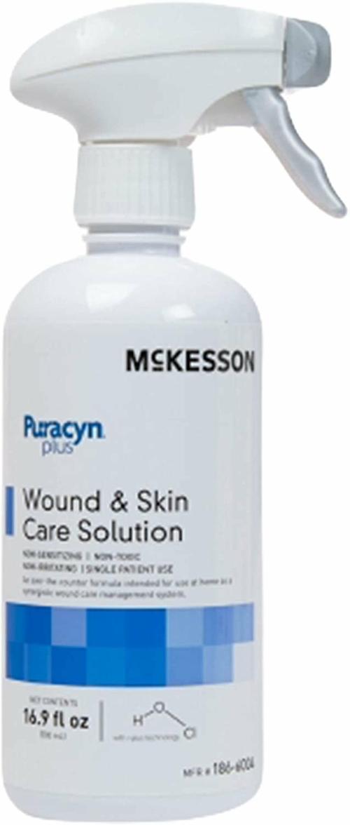 Wound Irrigation Solution 16.9 oz. Pack of 6 NonSterile Wound Cleanser