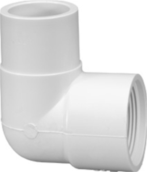 Lasco PV411015 1.5 in. Spigot x Fpt 90 deg Elbow Street