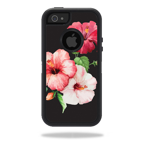 MightySkins OTDIP5-Hibiscus Skin for Otterbox Defender iPhone 5S Case 