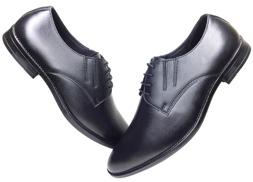 Leather Lace-Up for Men, Lace Up For Men (Size-UK7)(Color-BLACK)