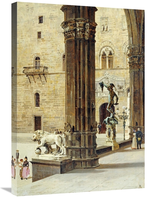 Global Gallery GCS-267772-30-142 30 in. La Loggia Dei Lanzi, Flore