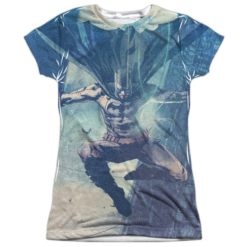 Batman Skyscrapers Front & Back Print-S by S Junior Poly Crew Sublimat