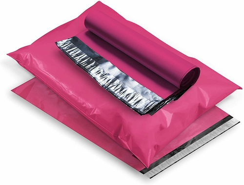 Hot Pink Poly Mailers 14.5 x 19, Peel and Seal Poly Shipping Bags for