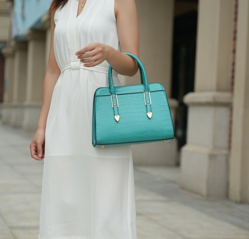 Elsa Vegan Leather Womens Satchel Bag 