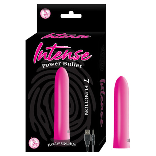 Intense Power Bullet Rechargeable 7 Function USB Cord Included Waterpr