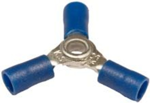 Vinyl Insulated 3-Way Connectors 16-14, Pack Of 100