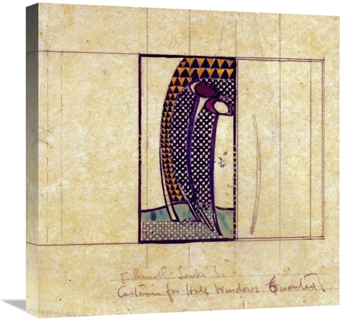 Global Gallery GCS-266801-22-142 22 in. Design for Curtains for the Ha