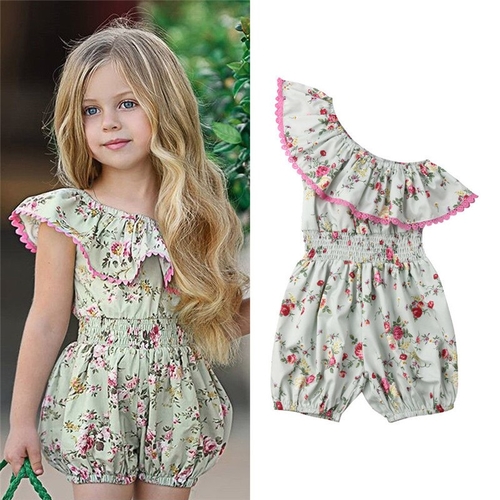 Fashion Toddler Kids Baby Girls Summer Floral