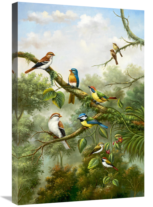 Global Gallery GCS-132544-2030-142 20 x 30 in. A Social Gathering Art 
