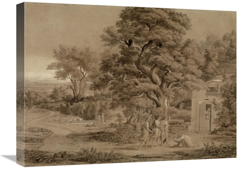 Global Gallery GCS-456821-1824-142 18 x 24 in. Landscape with Abraham 