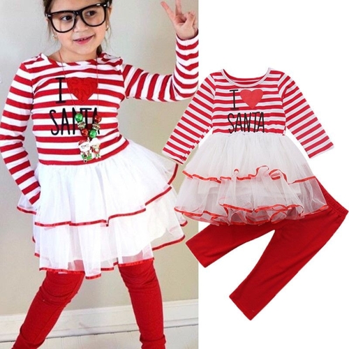 Toddler Kids Baby Girls Striped