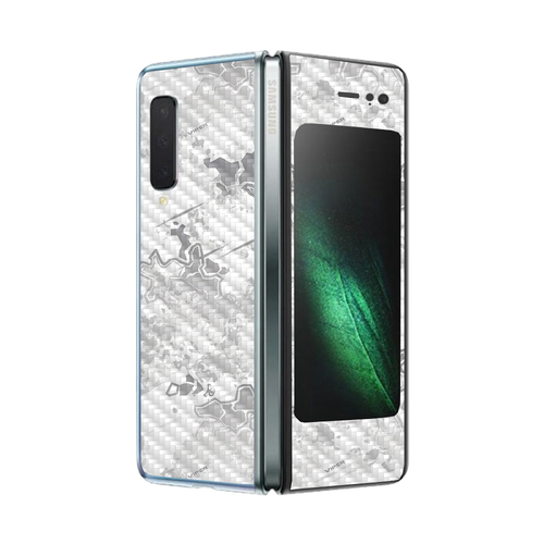 MightySkins CF-SAGFO-Viper Snow Carbon Fiber Skin for Samsung Galaxy F