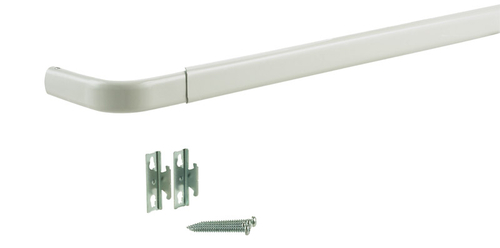 Kenney Manufacturing KN510 18 to 30 in. Heavy Duty Curtain Rod  White