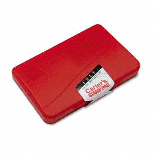 Carter&apos;s 21071 Felt Stamp Pad- 4.25w x 2.75d- Red