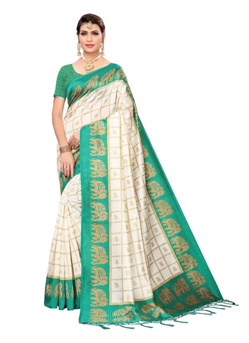 Generic Women's Art silk With Tassels Saree