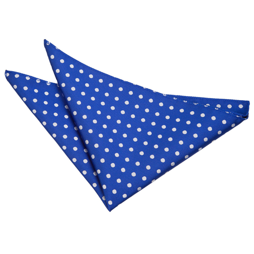 Polka Dot Handkerchief - Royal Blue