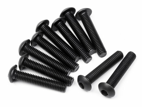HPI Racing HPI100560 M3 x 16 mm Button Head Screw Hex Socket Spare Par