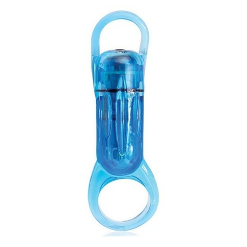 Vibraring Cockring The Screaming O Rodeo Spinner Blue