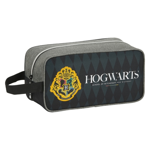 Travel Slipper Holder Hogwarts Harry Potter Black Grey (29 x 15 x 14