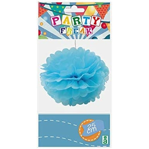 Pompoms Flower Ø 25 cm 1 Unit Blue