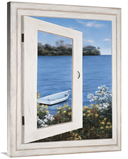 Global Gallery GCS-126367-3040-142 30 x 40 in. Bay Window Vista I Art 